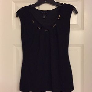 Whbm elegant black shirt